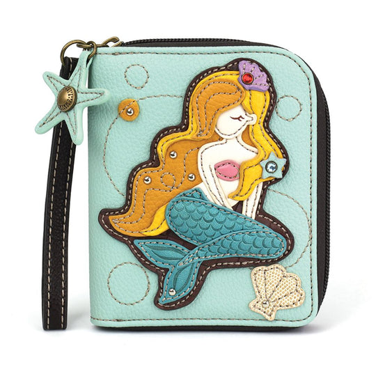 Zip Around Wallet - Mermaid A