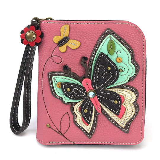 Zip Around Wallet - New Butterfly