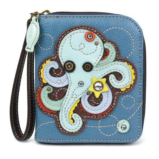 Zip Around Wallet - Octopus