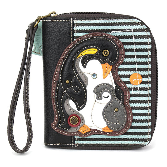 Zip Around Wallet - Penguin