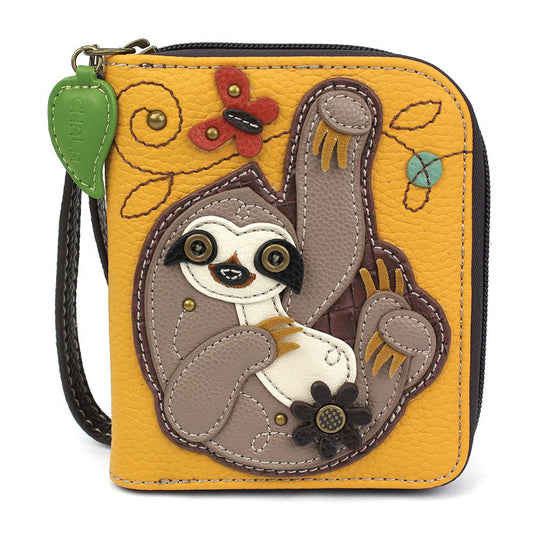 Zip Around Wallet - Sloth
