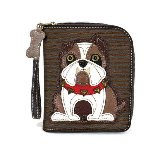 Zip Around Wallet - Bulldog