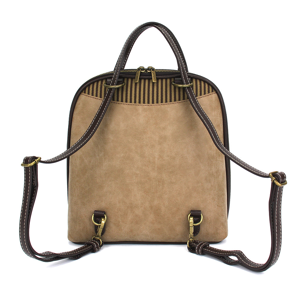  CHALA Convertible Backpack Purse - Owls - taupe, One Size,  (870OLA3) : Clothing, Shoes & Jewelry